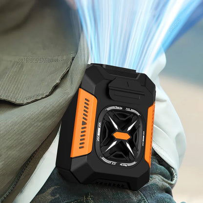Orin21: Ventilatore da Cintura Powerbank 5000 mah & Torcia